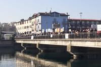 L'incontro sul ponte tra Paratico e Sarnico per Capitale della Cultura