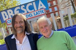 Centrale del Latta: il direttore Andrea Bartolozzi e il presidente Franco Dusina © www.giornaledibrescia.it